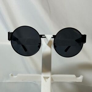 Versace Round Medusa Sunglasses - Black